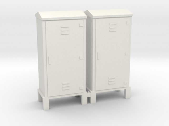 Electrical Cabinet With Legs 1-48 Scale 3d printed