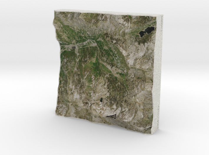 Alta Ski Area, Utah, USA, 1:50000 3d printed 
