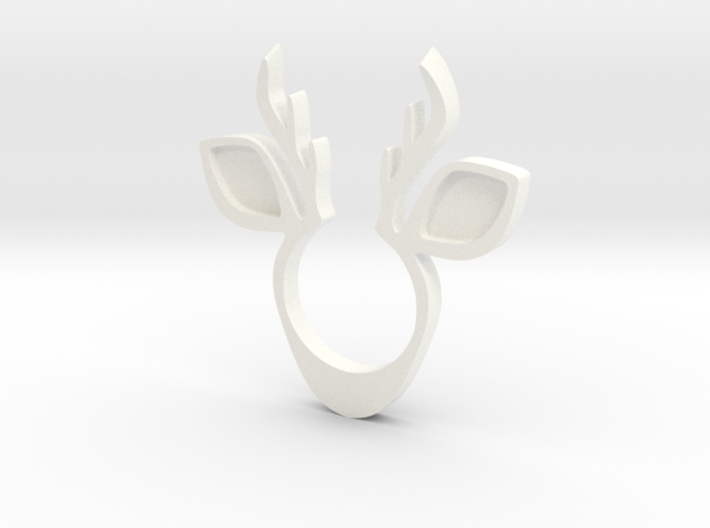 Deer Ring 3d printed