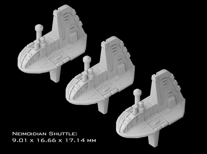 (Armada) 3x Neimoidian Shuttle 3d printed
