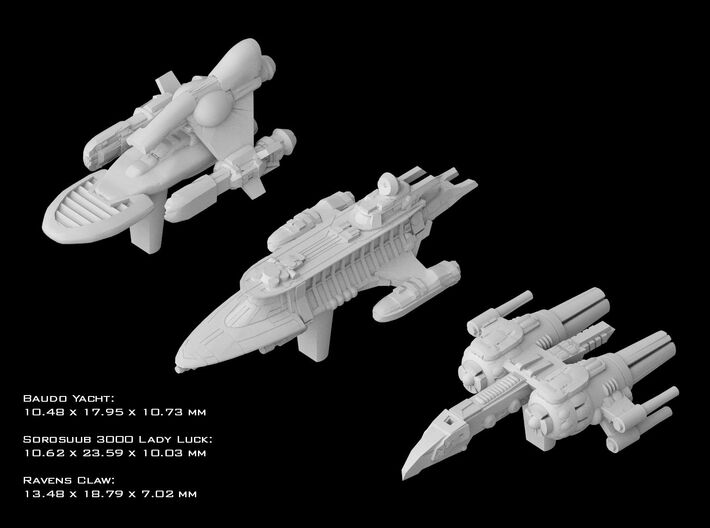 (Armada) Transports Set III 3d printed