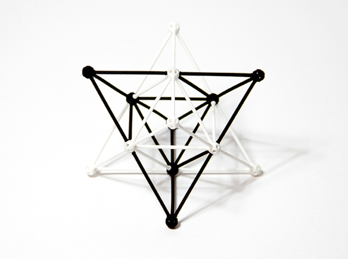 'Sprued' Star Tetrahedron Half-pack #white 3d printed