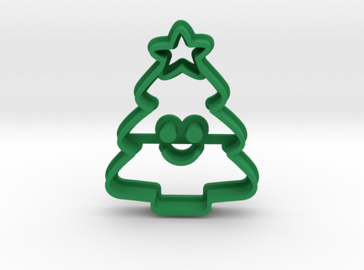 Mini Xmas Tree Cookie Cutter 3d printed