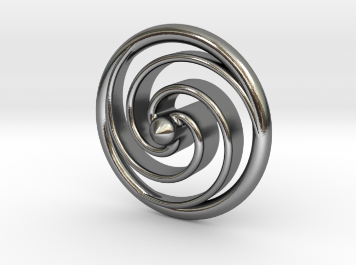 Spiral Spinning Top 3d printed