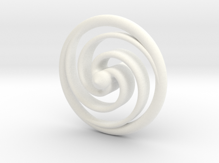 Spiral Spinning Top 3d printed