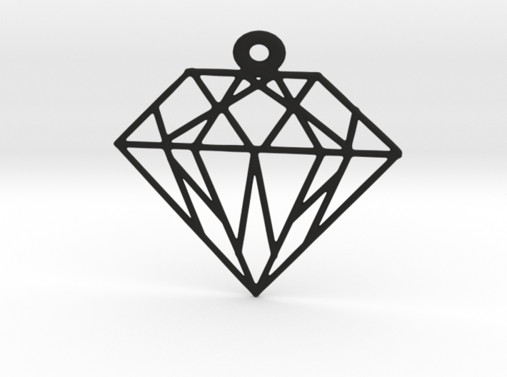 Diamond Pendants 3d printed