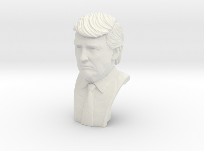 Donald Trump. Portrait bust 3d printed 