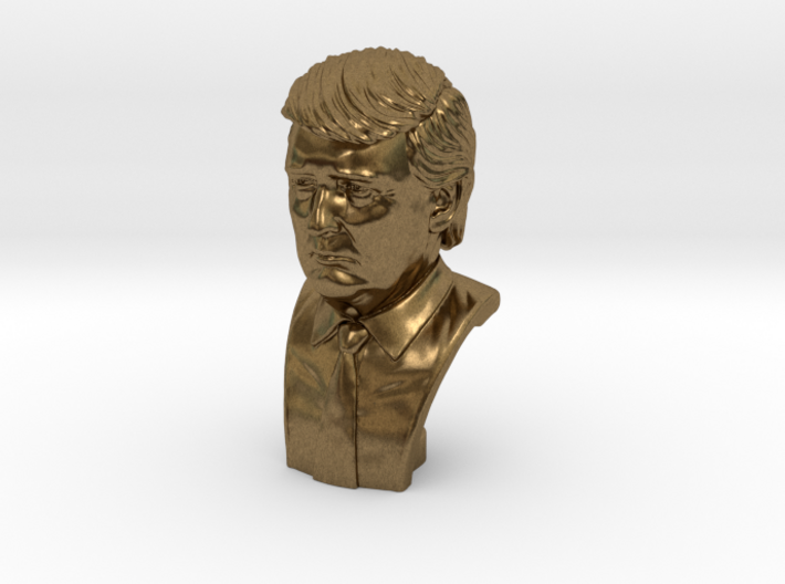 Donald Trump. Portrait bust 3d printed