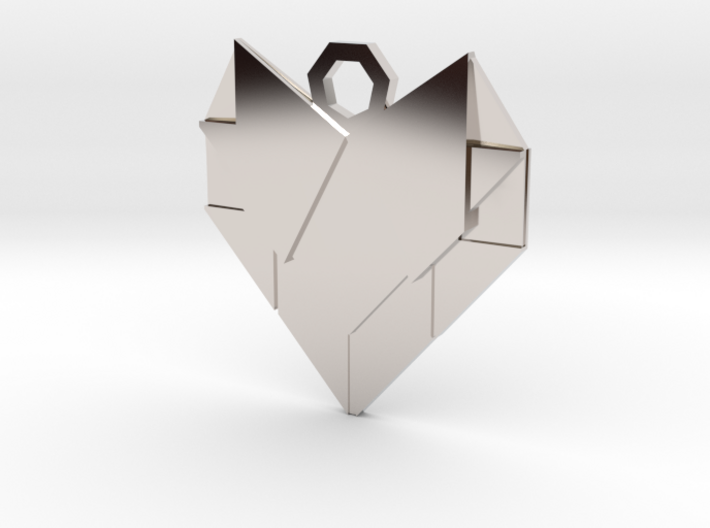 Paper Heart 3d printed