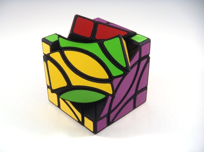 4 Corners Cube Puzzle 3d printed Type B 3rd Turn