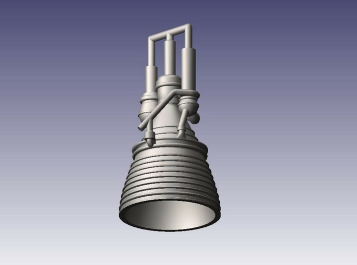 J-2 Engine (1:144) for Saturn IB or V 3d printed