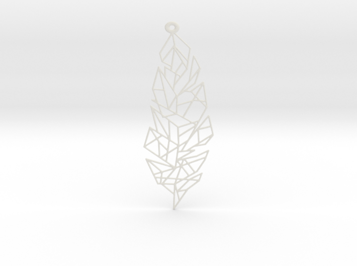 Leaf Pendant 3d printed