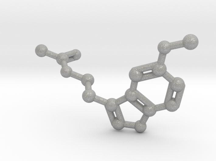 Melatonin Molecule Keychain 3d printed