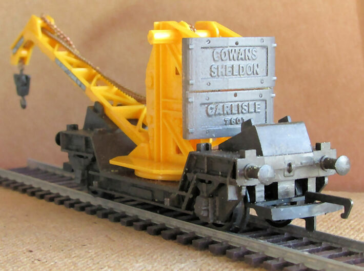 Cowans Balance Weight (7601) 3d printed This shows the FUD version painted with grey primer. Note crane not included.