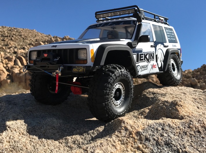 AC10007 SCX10 II XJ CHEROKEE Snorkel 3d printed Snorkel shown fitted to the Axial XJ (sold separately).