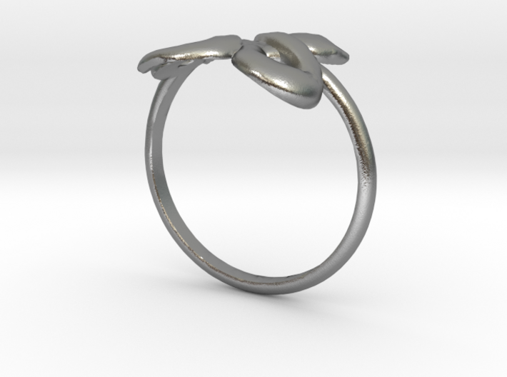 Slytherin Snake ring 3d printed