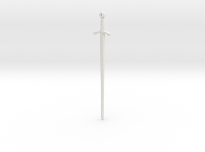 Excalibur Pendant 3d printed