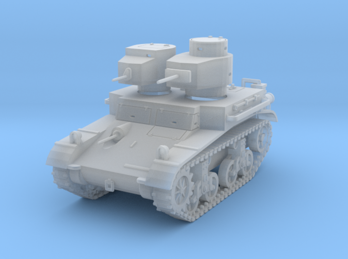 PV42C M2A2 &quot;Mae West&quot; Light Tank (1/72) 3d printed