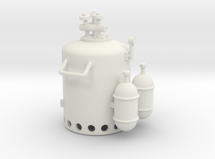 Vosper Smoke Generator 1/30 Scale 3d printed