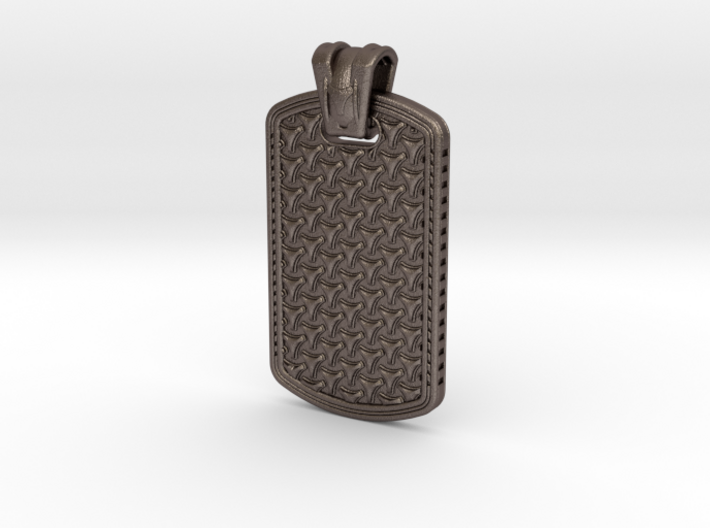 HOUNDS TOOTH DOG TAG 1 3d printed