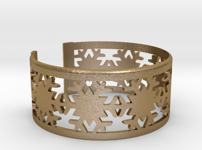 Snowflake Bracelet Small GOOD 3d printed