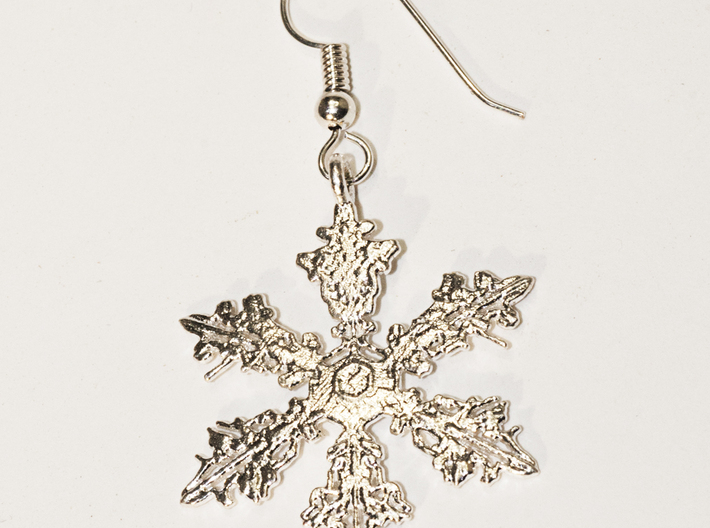 Snowflake Pendant - Style J 3d printed 