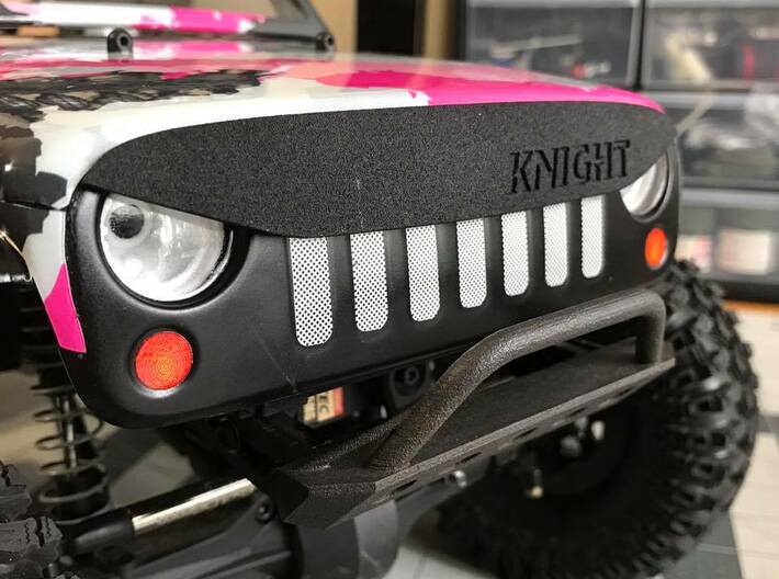 AJ40012 ANGRY Eye Brow 3d printed Part fitted to the Axial G6 body (sold separately)