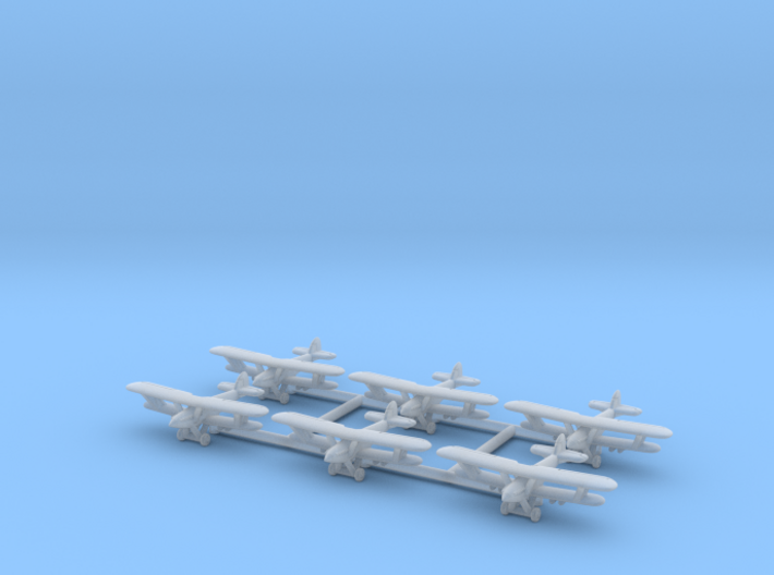 Hawker Hart 1/600 (6 airplanes) 3d printed