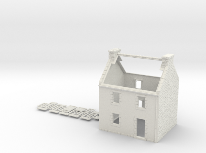 HOvMb03 - Brittany village 3d printed 