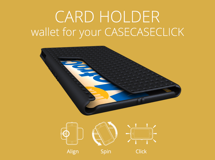 wallet : cel : CASECASE CLICK 3d printed