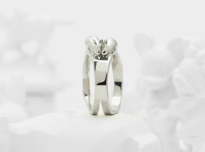 Together Apart Ring 3d printed 