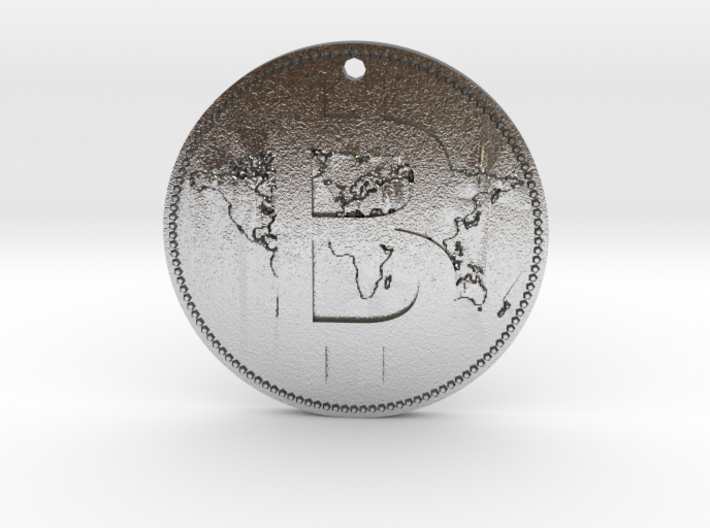World Bitcoin Medal 3d printed