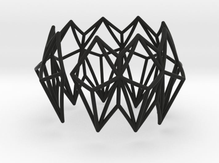 Rhombus Bracelet 3d printed 