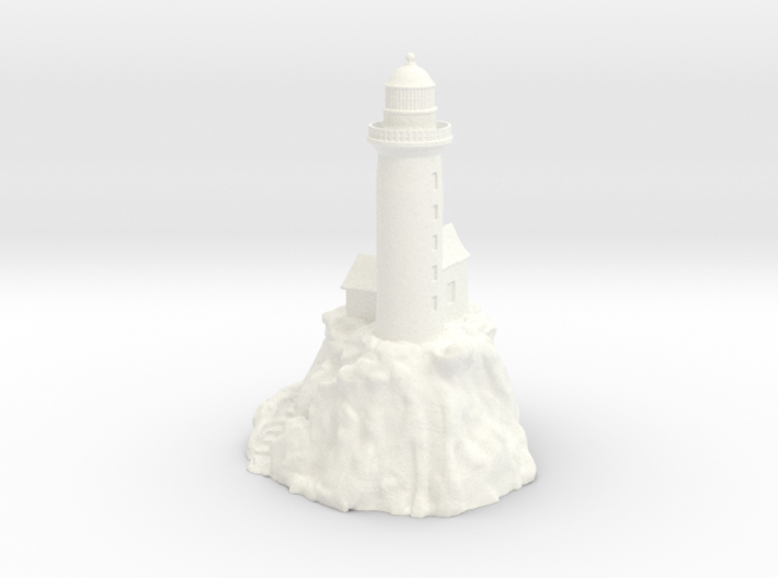 Lighthouse on a rock 3d printed