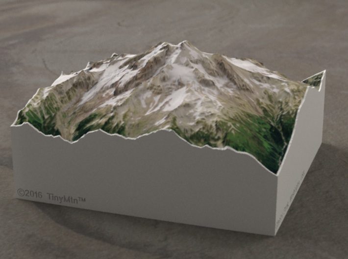 Glacier Peak, Washington, USA, 1:50000 Explorer 3d printed