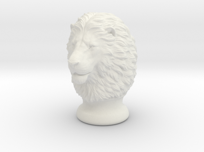 Lion Head, statuette. 10 cm 3d printed 