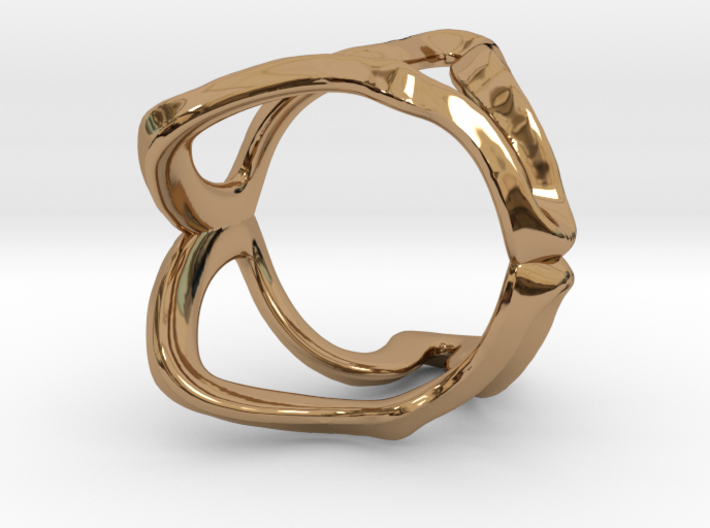 Mind generated ring - my idea of independence 3d printed