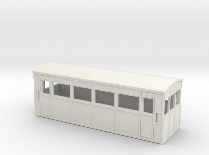 On16.5 4w Drewry railcar body 3d printed