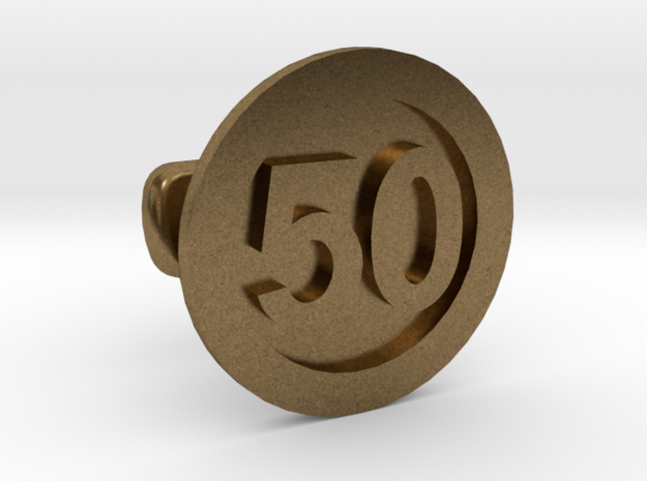 Cufflink 50 3d printed