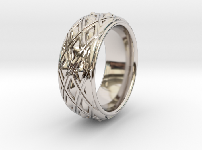 X SPIKE RING 3d printed