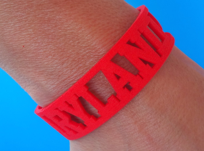 Maryland Cuff 3d printed