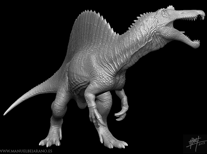 Spinosaurus 1/72 Roaring 3d printed 