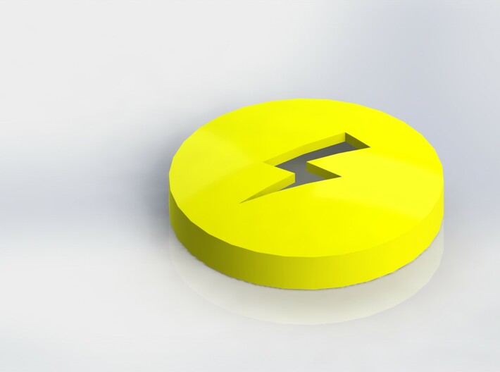Lightning Bolt Ear Bud Cover for GLASS 3d printed