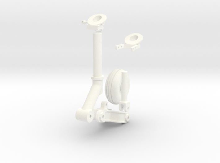 Seaking Tail Wheel 3d printed 