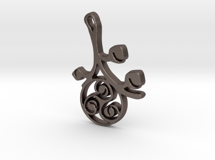 Earthly Spring Triskele by ~M. 3d printed