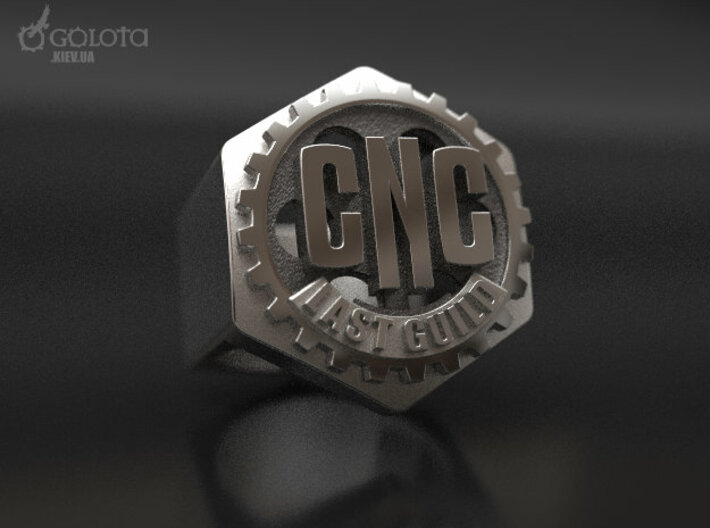 CNC Guild Ring - 9 size 3d printed CNC_guild_ring heave var.