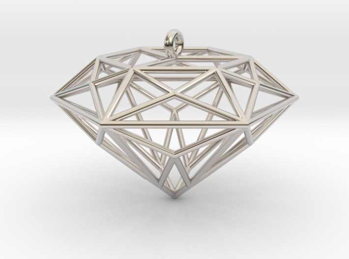 Diamond Ornament 3d printed