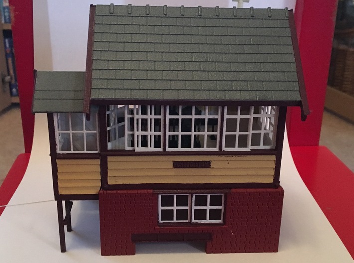 CH71 - Cheddleton Signal box 3d printed An almost completed model