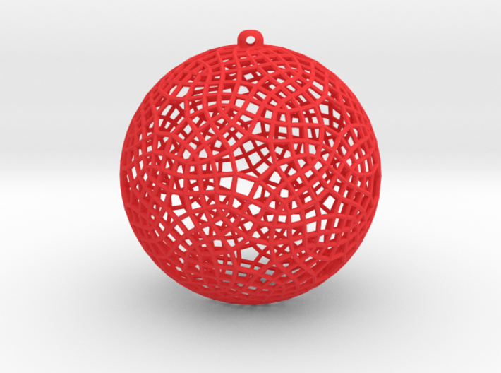christmas wire ball 3d printed
