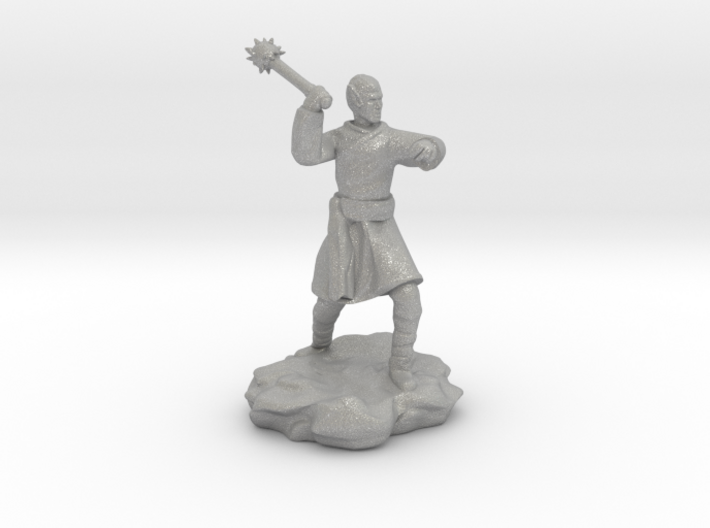 High Elf (Eladrin) Monk With Mace 3d printed